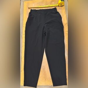 Fabletics Men’s Black Athletic Jogger Pants Zip Pocket Elastic Waist No Size Tag